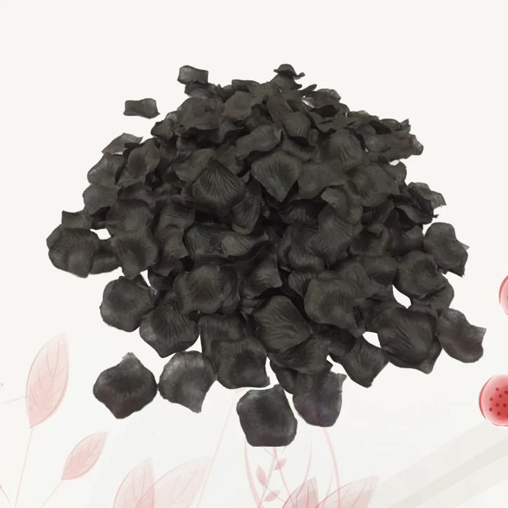 1000 قطعة بتلات الورد الاصطناعي زهرة الحرير ديكور لحفل الزفاف دش عيد الحب الحدث محاكاة البتلة وهمية