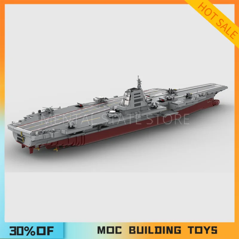 [10009PCS] MOC Navy Air Carrier Creativo Building Blocks Set STEM Giocattoli educativi Kit modello di costruzione fai da te Compleanno