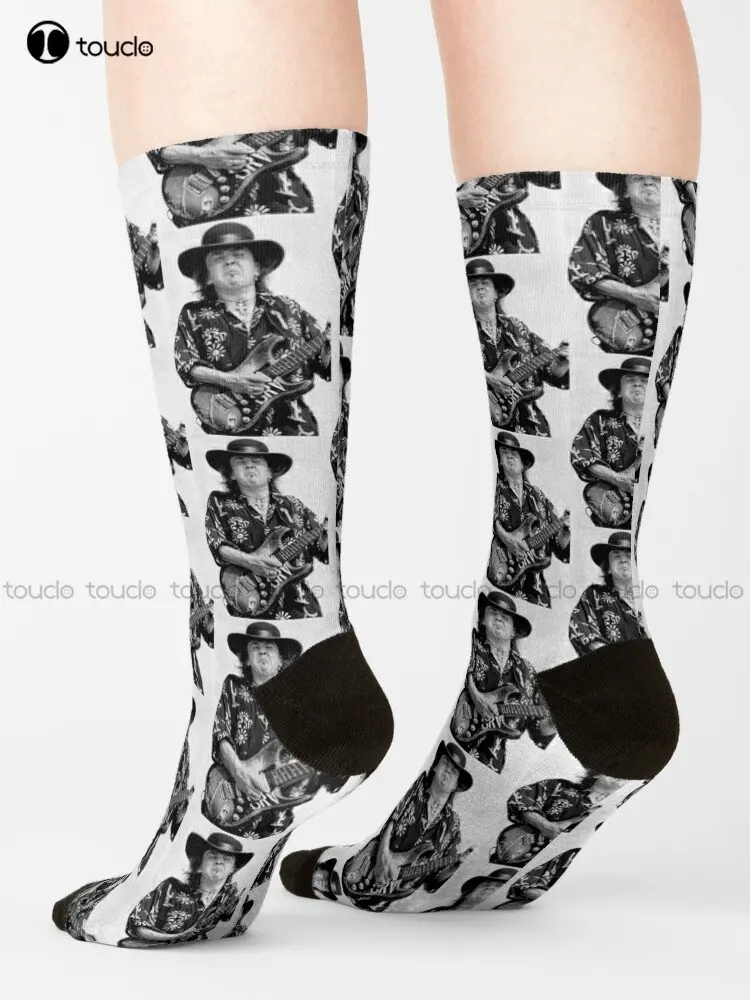 Stevie Ray Vaughan Socks Long Socks For Men Personalized Custom Unisex Adult Teen Youth Socks Custom Gift 360° Digital Print