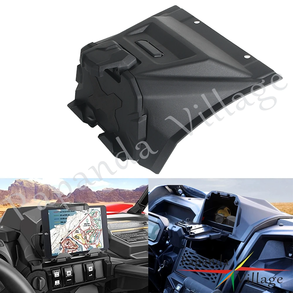 

Tablet Holder with Storage Box Organizer Tray For Kawasaki Teryx KRX 1000 20-2023 Electronic Device Holder Sporty Polyethylene