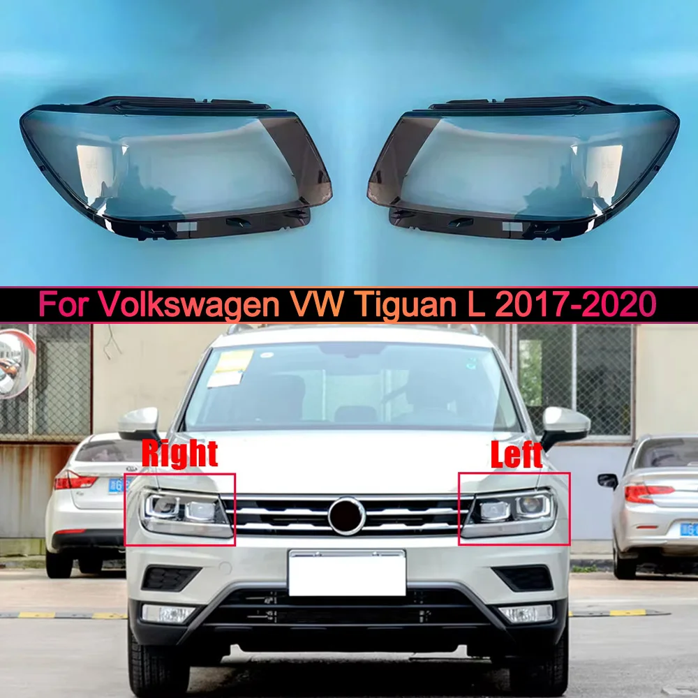 

Для Volkswagen VW Tiguan L 2017 2018 2019 2020: Прозрачная крышка фары, плафон, линза, корпус фары, плексиглас
