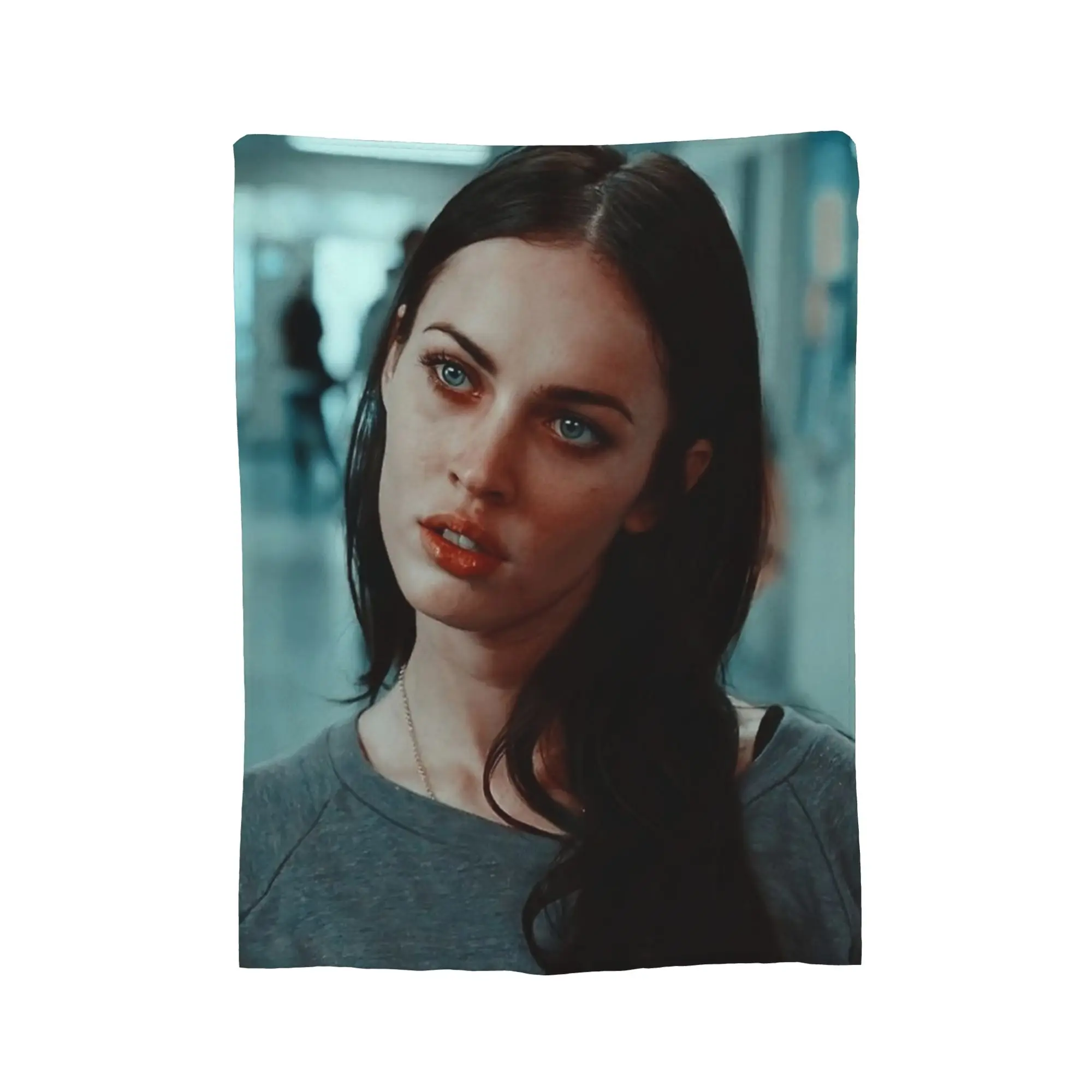 Jennifer's Body Megan Fox Blankets  Wool Awesome Breathable Throw Blanket for Chair Covering Sofa Spring Autumn