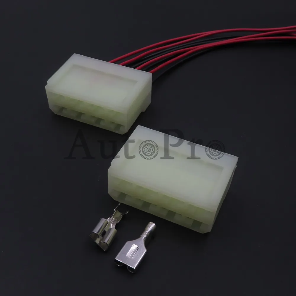 1 Set 8 Hole 163007 280430 Automotive Socket AC Assembly Auto Connector For Wiring Harness Plug