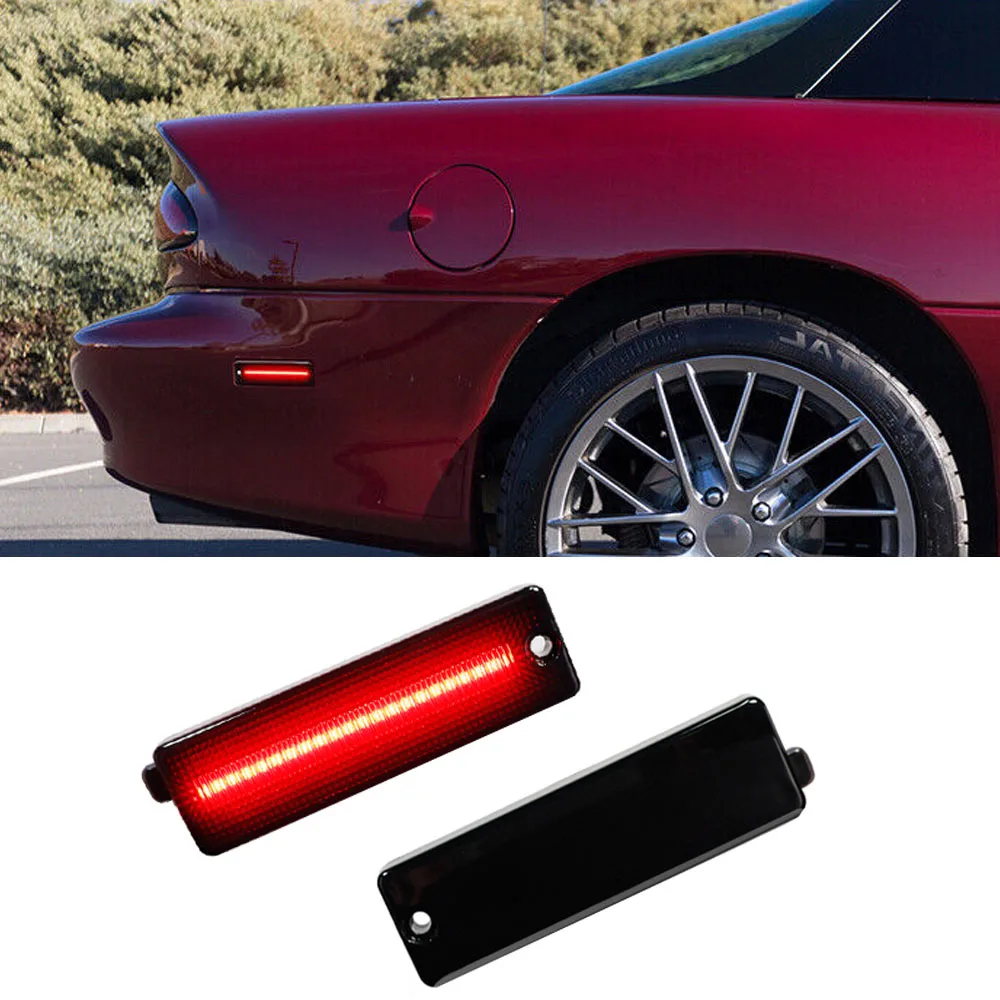 

1 Pair 12V Car LED Rear Bumper Side Marker Lights Auto Accessories for Chevrolet Camaro 1993-2002/Pontiac Firebird 1998-2002