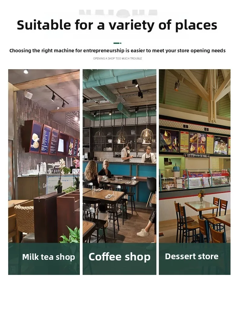 LH smoothie machine commercial milk tea shop silent with cover wall breaking machine automatic