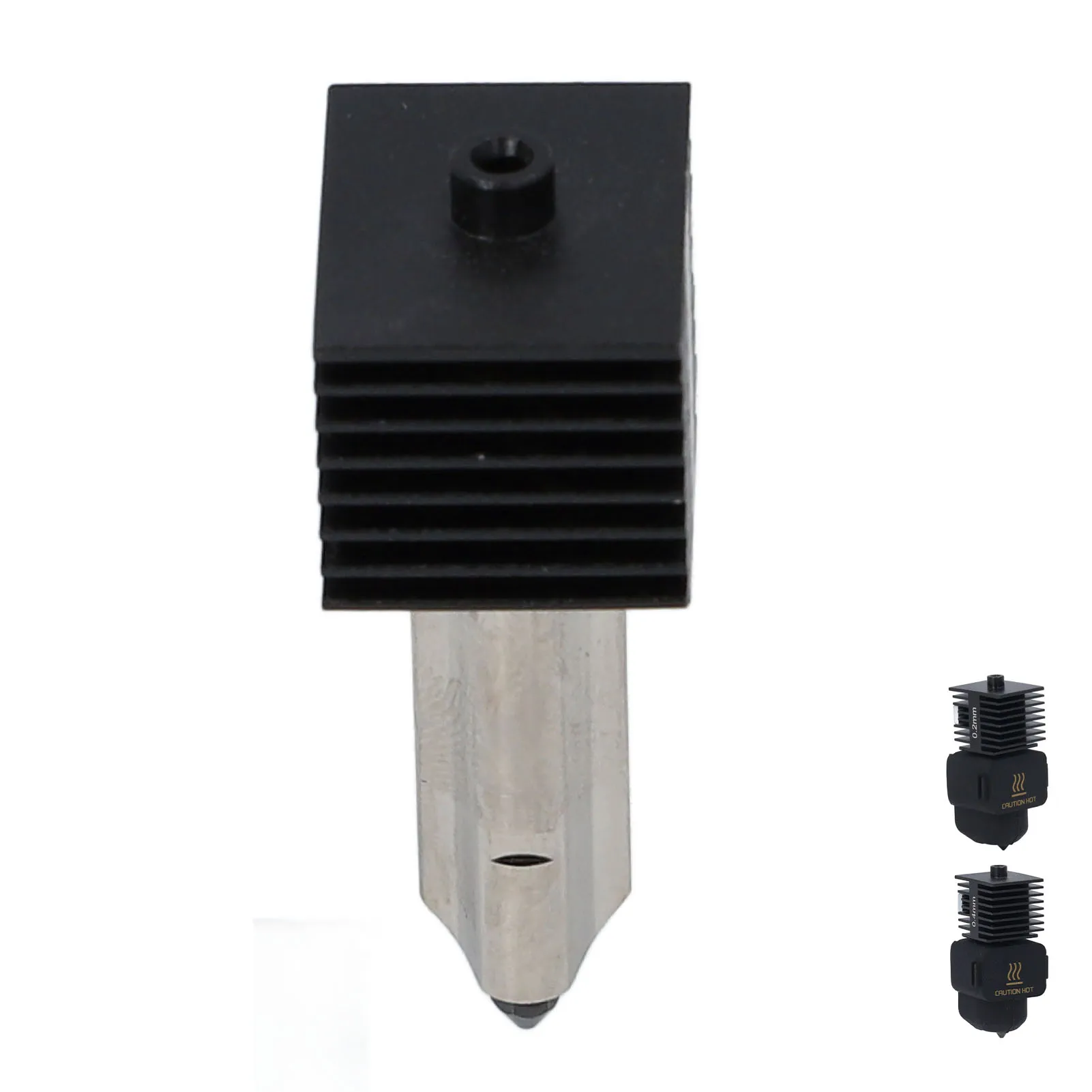 3D Printer Hotend Removable Hardened Steel Nozzle Kit Extruder Replacement Accessories for Bambu Lab A1 A1 Mini