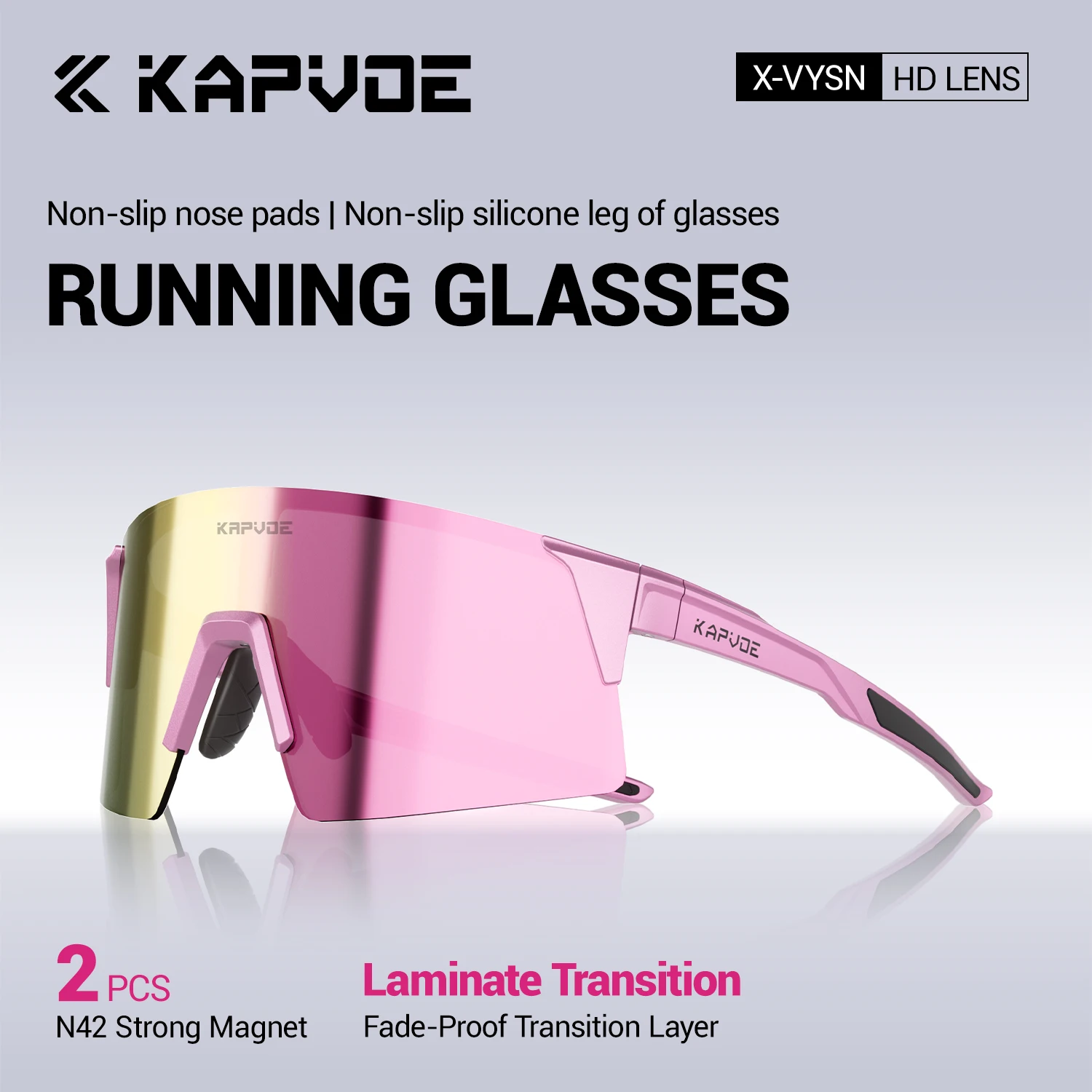 KAPVOE Photochrome Männer Fahrrad Radfahren Sonnenbrille Frauen Gläser Fahrrad Sport Lauf Brille Outdoor UV400 Neue Straße Brille