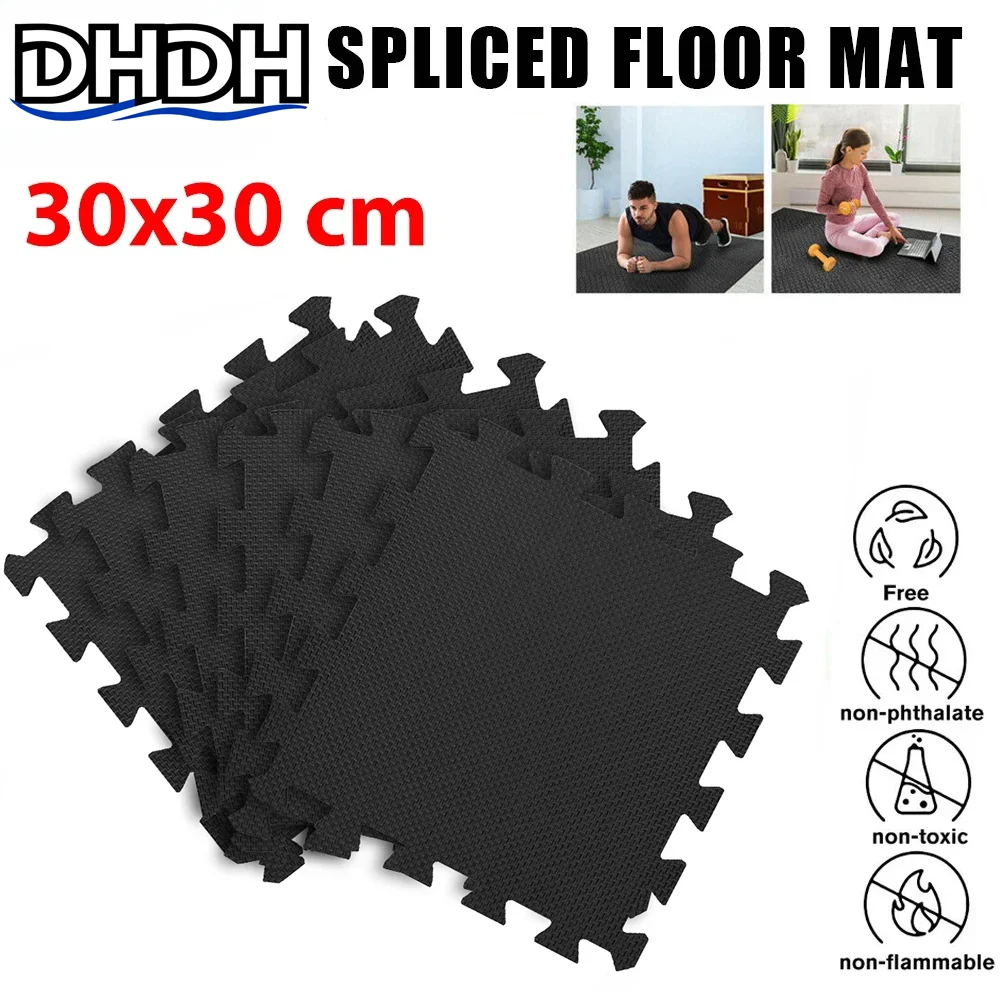 

8/16 Pcs Gym Mat Cross-patterned Foam Massage Carpet Fluffy and Soft Interlocking Gym Mat Suitable for Home Gyms and Garages