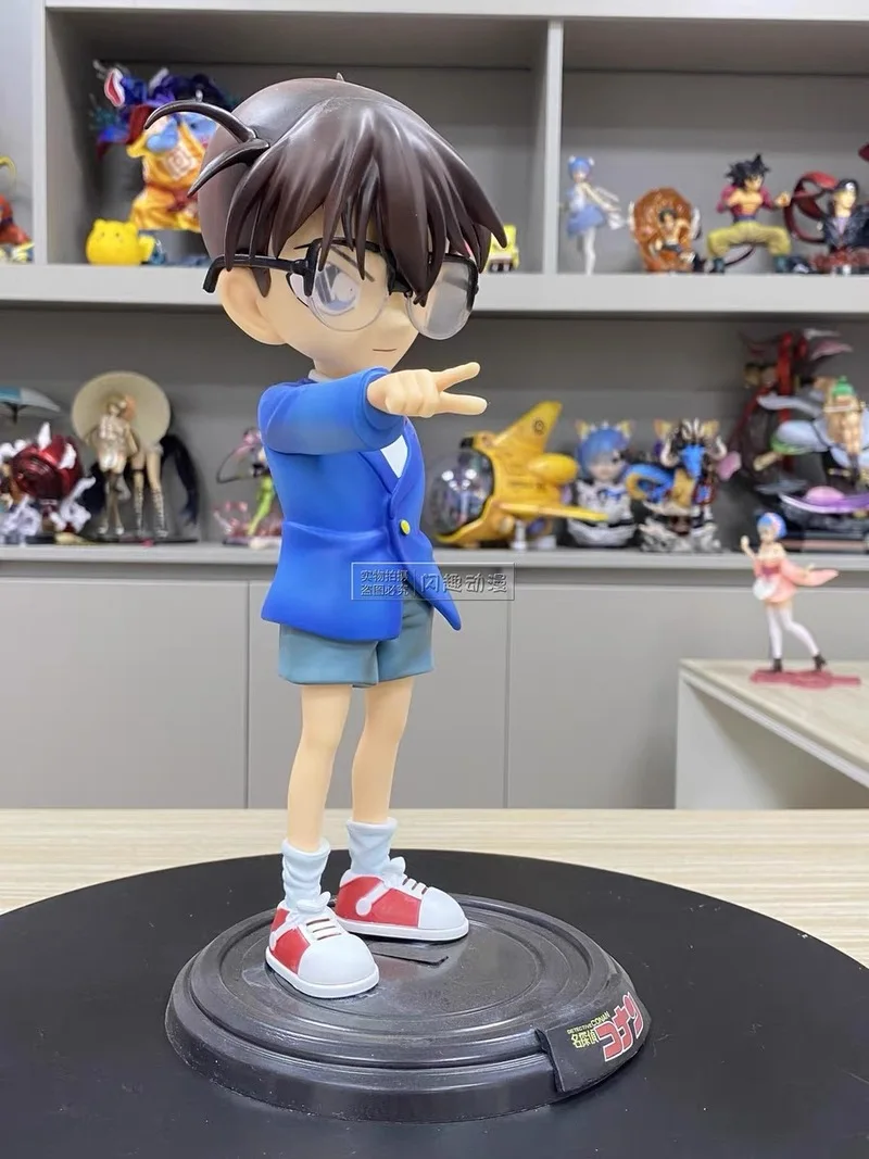 32cm detektyw Conan figurka Anime Conan Edogawa /kudou Shinichi Pvc kolekcja figurek lalka Model zabawki fajne prezenty