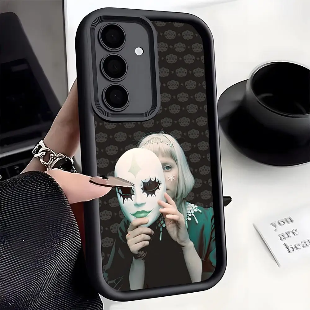 Singer Aurora Phone Case For Samsung S25 Ultra S24 Fe S23 S22 S23 A55 A54 A53 A35 A15 A16 A52 A25 Soft TPU Cover