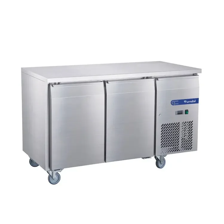 Commercial under counter 3 door fan cooled freezer