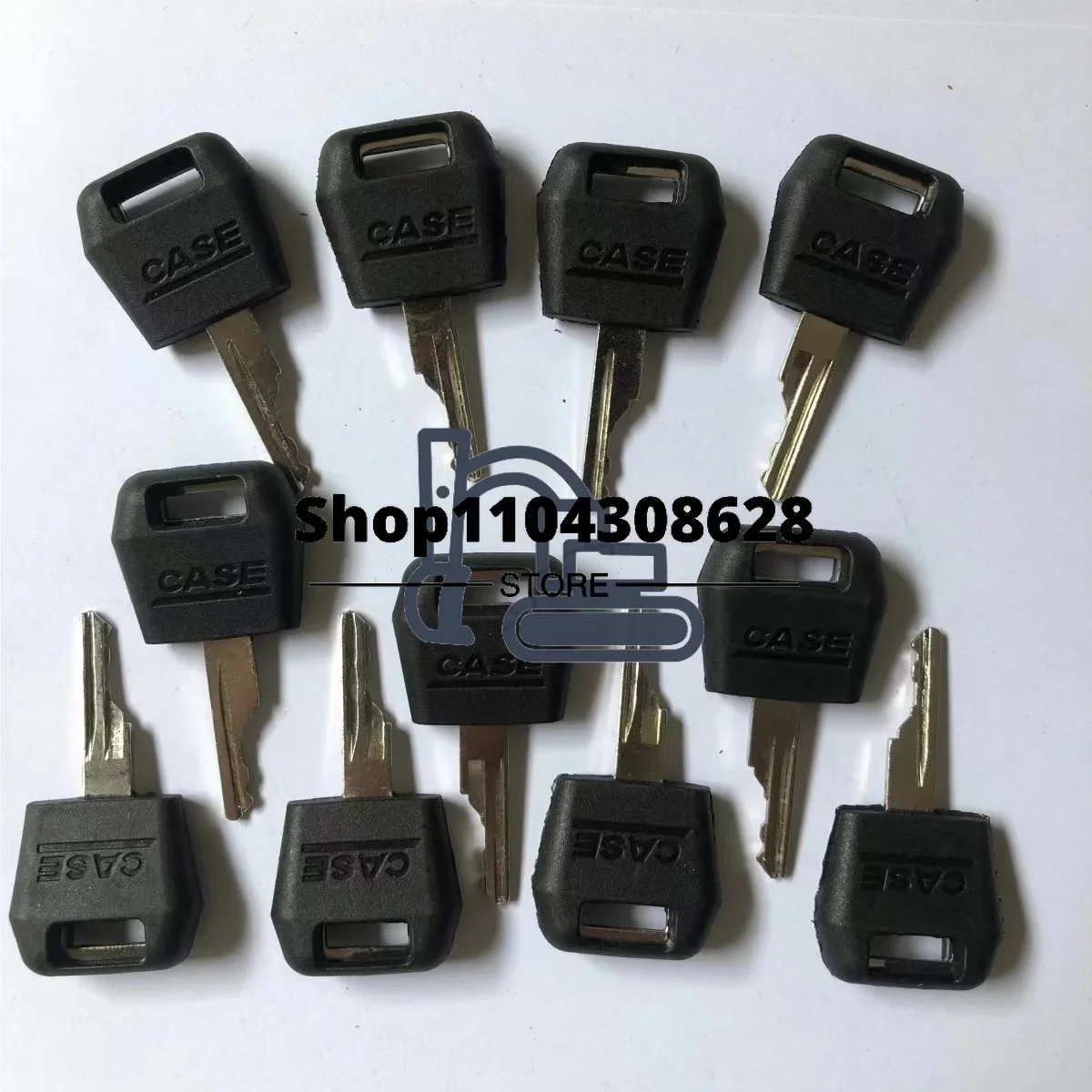 55PCS High Quality Ignition D250 keys For  International Tractor 1835C Skid Steer with Diesel Eng Loader Backhoe