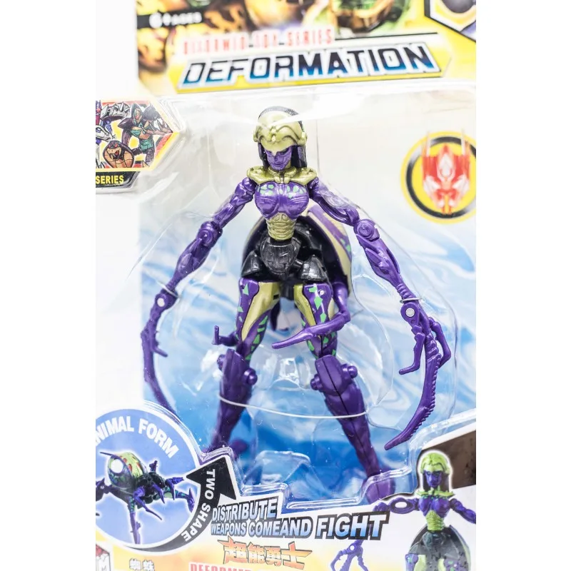 Genuine Transformers Beast Wars Defdrmed Toy Series Anime Figure Cheetor Blackarachnia Model Doll Toys Collect Ornaments Gifts