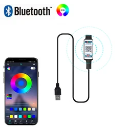 Usb Bluetooth Rgb Controler 5V 4Pin Rgb Led Controller Smart RGB Led Lights Controller Color Changing