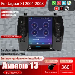 Android 13 128G 256G  For Jaguar XJ XJ8 XJ6 2004 - 2008 Car Auto Radio Multimedia Video Player Navigation Stereo Head Unit