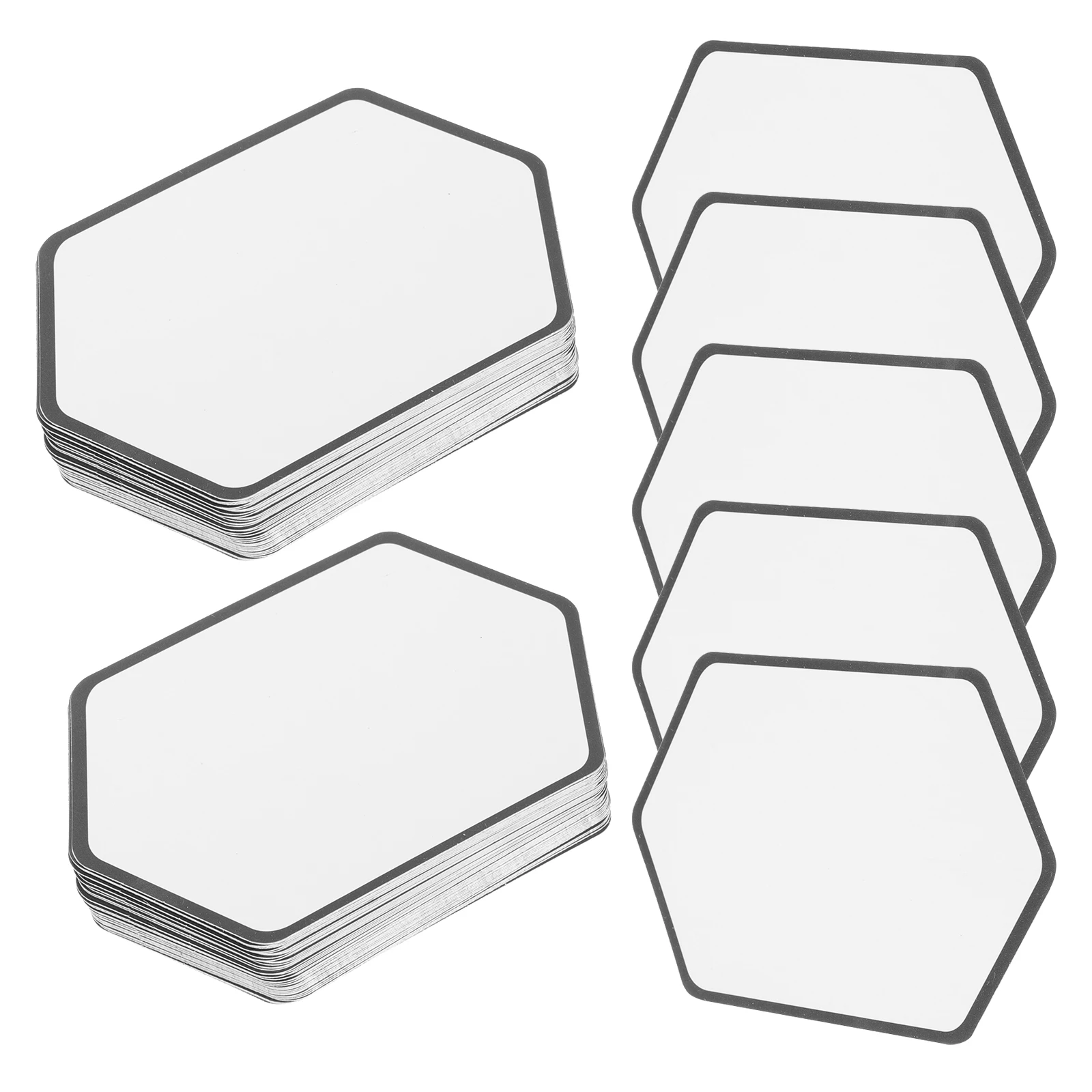 

50 Pcs Place Card Tag Party Table Cards Wedding Label Food Labels for Setting Placecards Pvc Seating