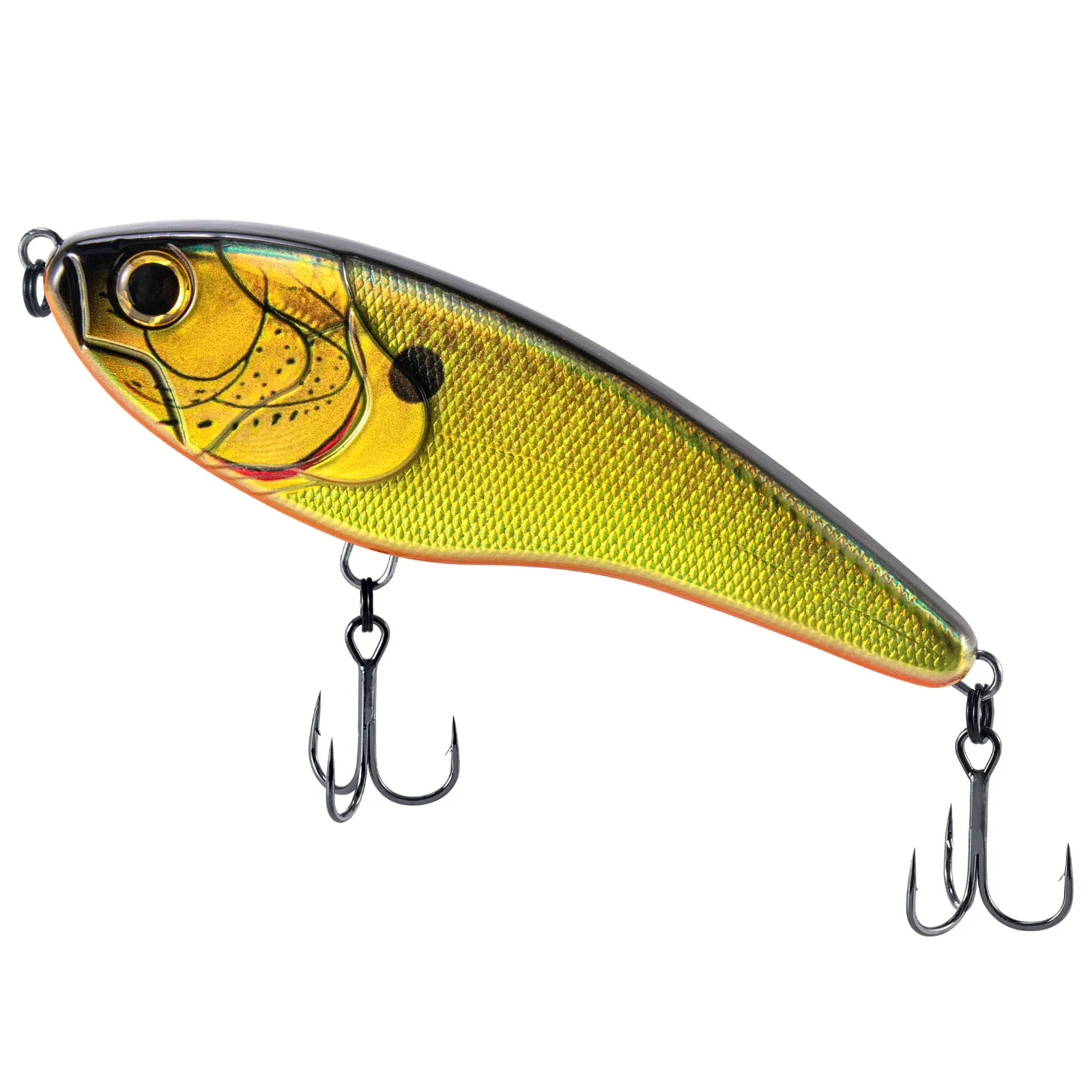 130 mm/57 g Jerkbait-Angelköder, langsam sinkender Wobbler für Hecht, Zander, Forellenköder, Süßwasser, Salzwasser, Kurbelköder – Detail 12
