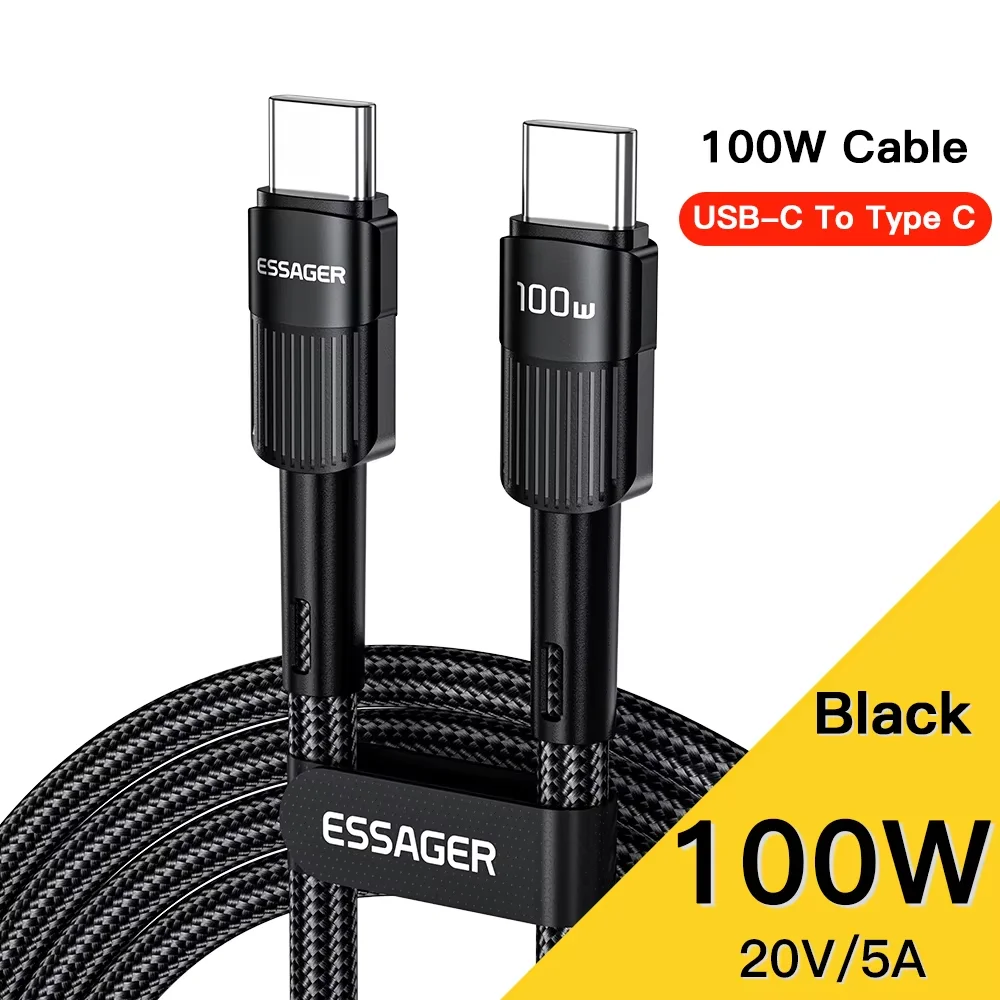 Essager 7A USB Typ C Kabel für Realme Huawei P30 Pro 66W Schnellladekabel USB-C Ladegerät Datenkabel für Samsung Oneplus Poco F3