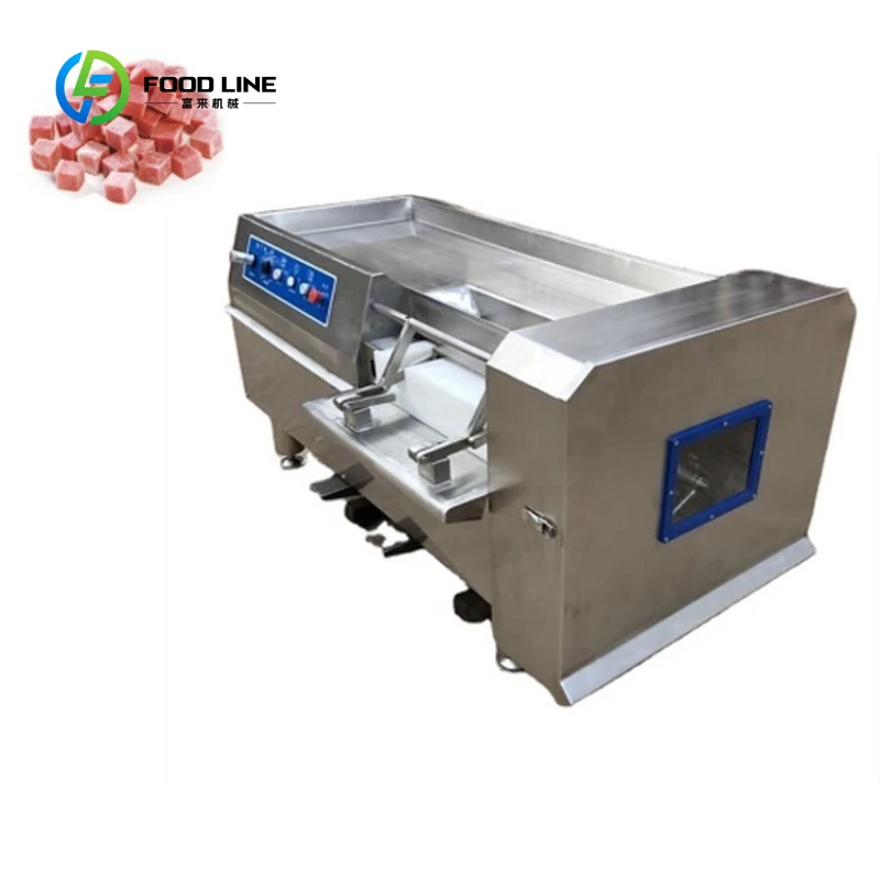 Industrial Bone Beef Dicing Machine Pork Skin Cutter