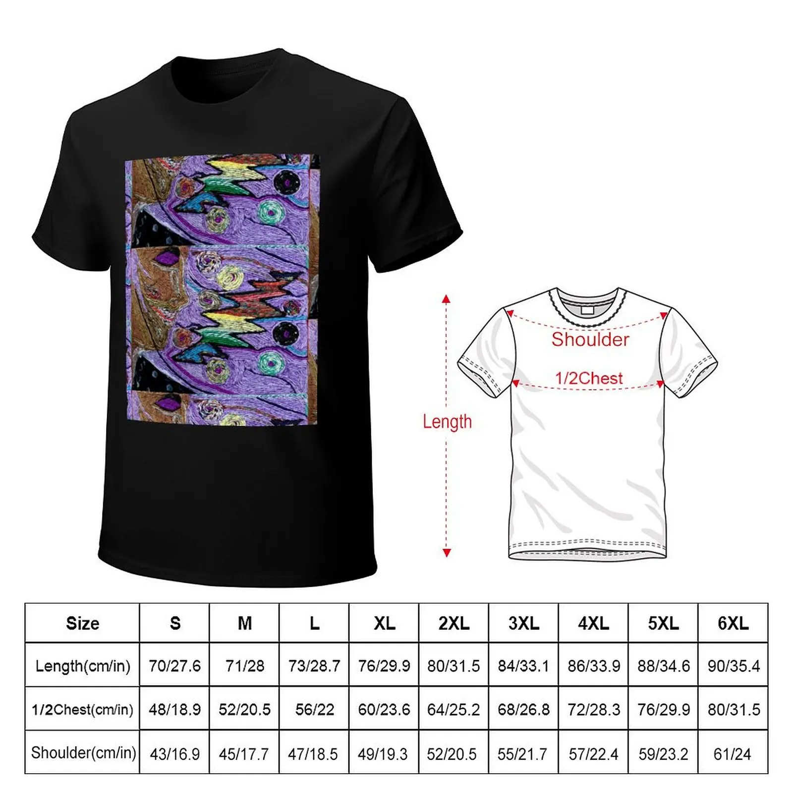 Grateful Orbits T-Shirt Plus Size Solid Color T-Shirt