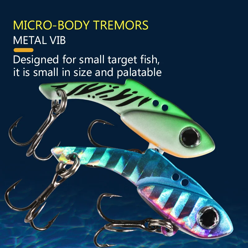 VIB Fishing Lure 3.5g 5g Artificial Blade Metal Sinking Vibration Bait Swimbait Spinner Pesca for Bass Pike Perch Trout image 3