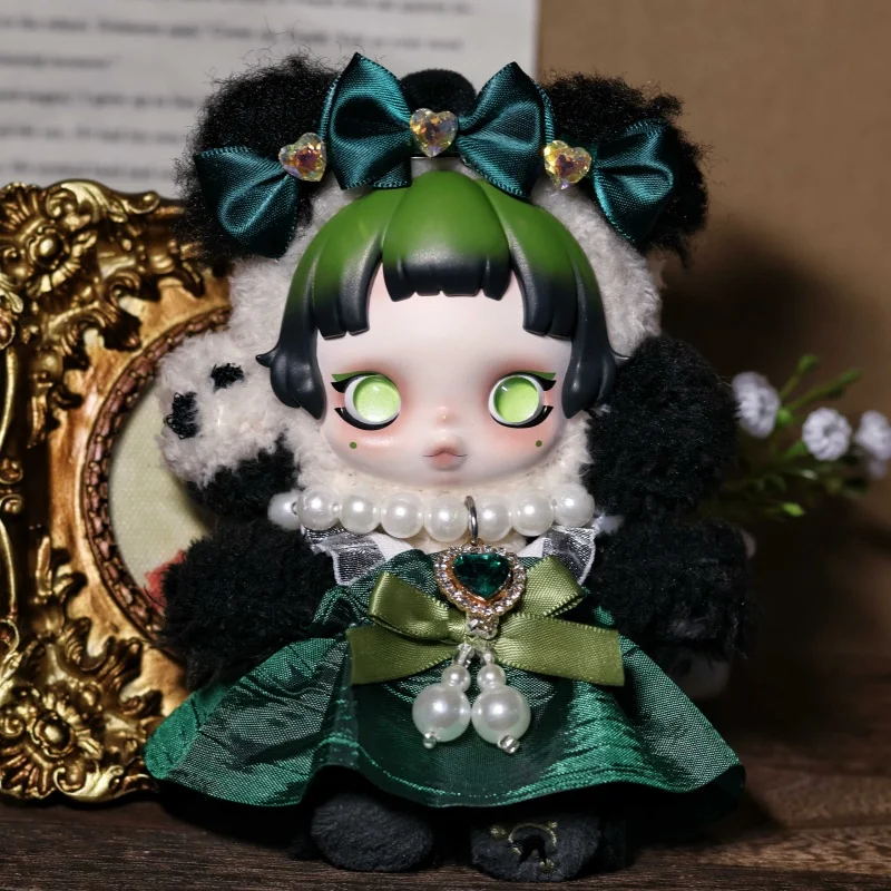 

Kawaii кукольная одежда для Skullpanda V3 You Found Me Series, зеленый бант, висящая юбка из бисера, комплект аксессуаров для кукол, подарки-сюрпризы для девочек