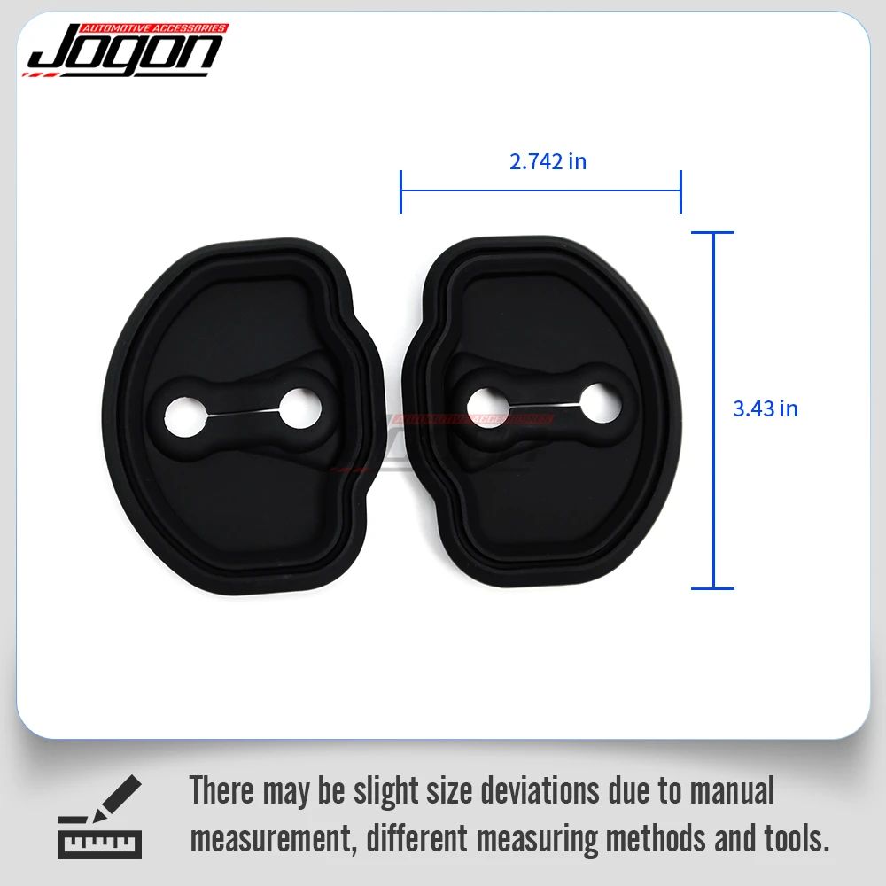 Rubber Door Lock Anti-Collision Protective For Tesla Model X 2019 2020 2021 Car Interior Door Lock Buckle Cover Trim Accessories