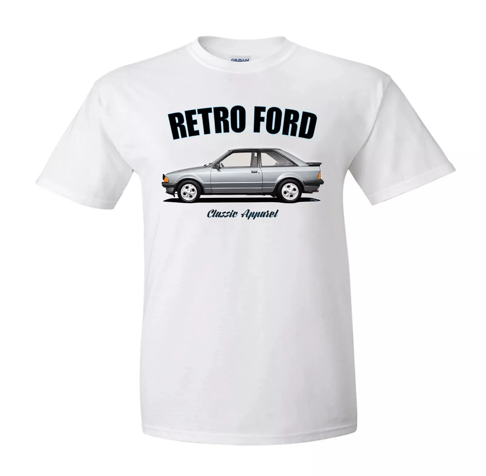 FORD ESCORT XR3 T-shirt. RETRO FORD. CLASSIC CAR. NOT INJECTION. EARLY XR3.