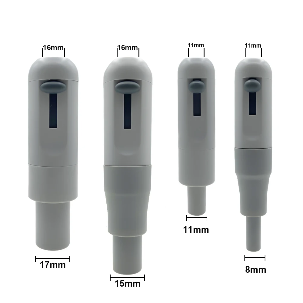 Dental Saliva Ejector Suction Valves Strong Weak Adapter Oral Universal With Adjustable Rubber Snap 8/11/15/17mm Dentistry tool
