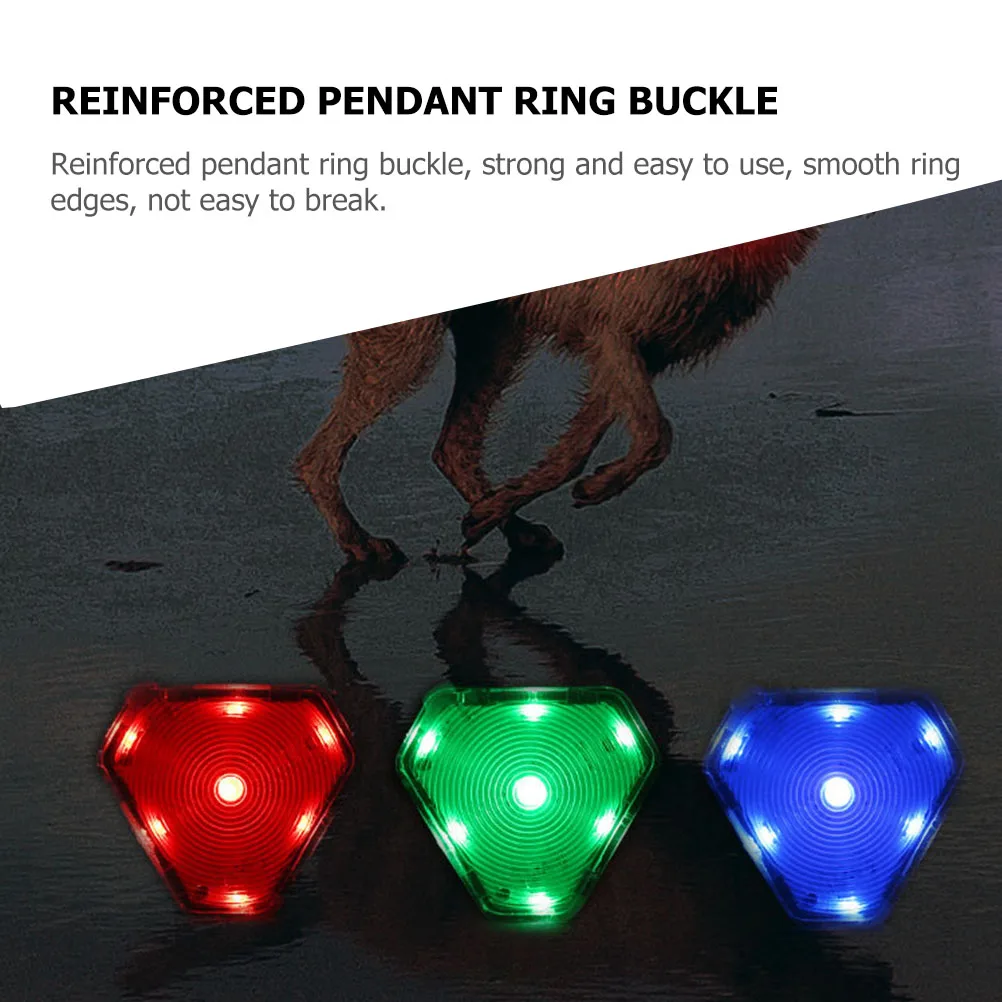 

1Set Pet Safety Light Durable Reinforced Pendant Night LED Outdoor Walking Lamp Dog Warning Lamp Anti-Lost Pet Safety Light