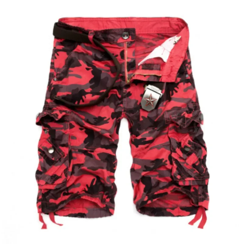 Prowow  Summer Camouflage Tactical Shorts Mens Military Cargo Shorts Men New Cotton Casual Male Leisure Short Pants