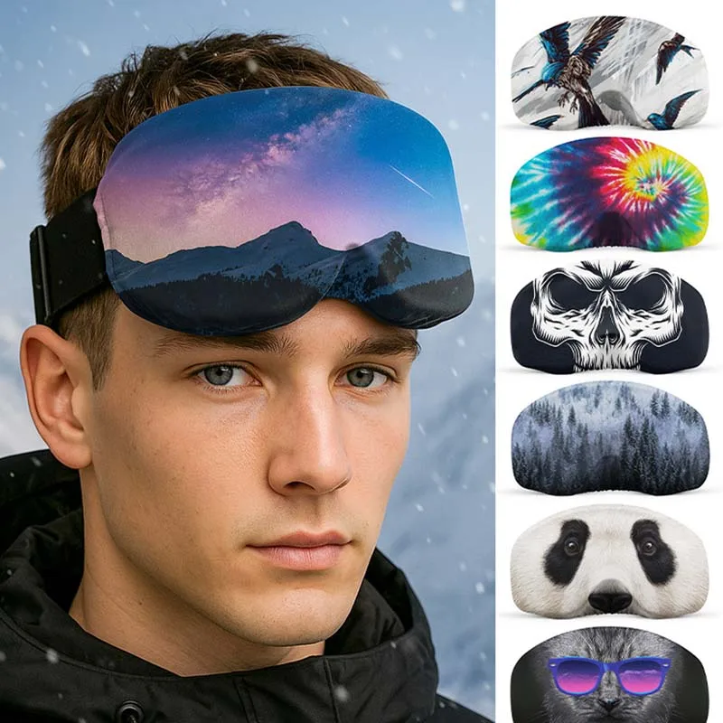 

Лыжные очки Factory Direct, защитный чехол, защитный чехол для очков с принтом, универсальный чехол для хранения линз, пылезащитный чехол