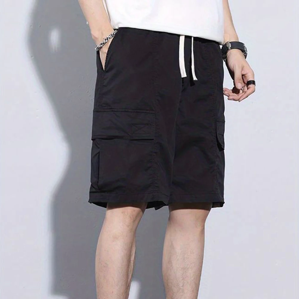 

Daily Casual Men Cargo Shorts Fashion Casual Pants Beachwear Green Slight Stretch Elasticity Suitable For Vacation