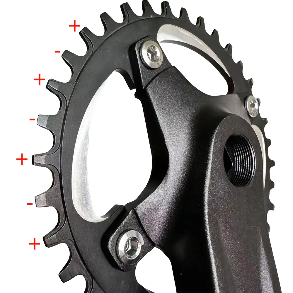 104 BCD MTB Kind Kinder Mountainbike Kurbelgarnitur Single Speed Kurbelgarnitur 127 140 152 160 165 175 mm Vierkantkegel 40/42T Kettenblatt – Detail 3