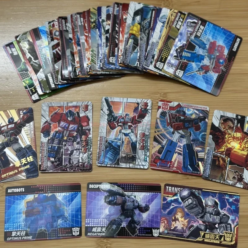 KAYOU Genuine Transformers Cards Leader Version Series V3 V2 Cards Official Optimus Prime Anime Peripheral Card Toy Gifts