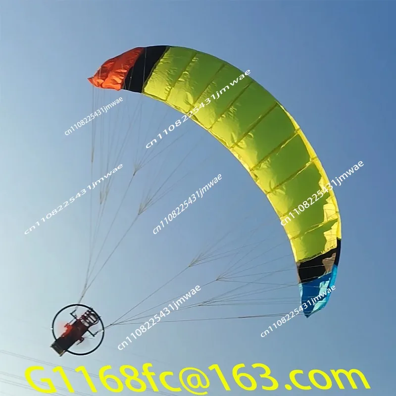 1Set RC Powered Paraglider 2204 Brushless Motor 1.5 Meters Leaf1.5 Remote Control Parachute  Assembly s for Children Adult