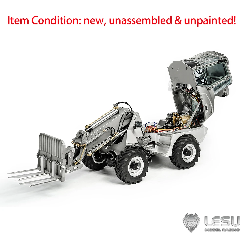 

In Stock LESU AT1050 Kits 1/14 RC Hydraulic Fork Loader Radio Control Telescopic Arm Car Trucks Vehicle Model Toys TH23754