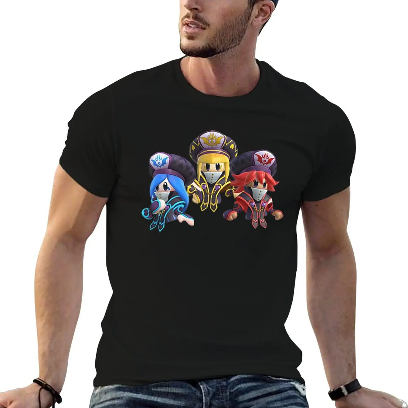 

T-Shirt Mage man Partizanne, - t shirt Zan The Sisters Three and Francisca cotton Flamberge,