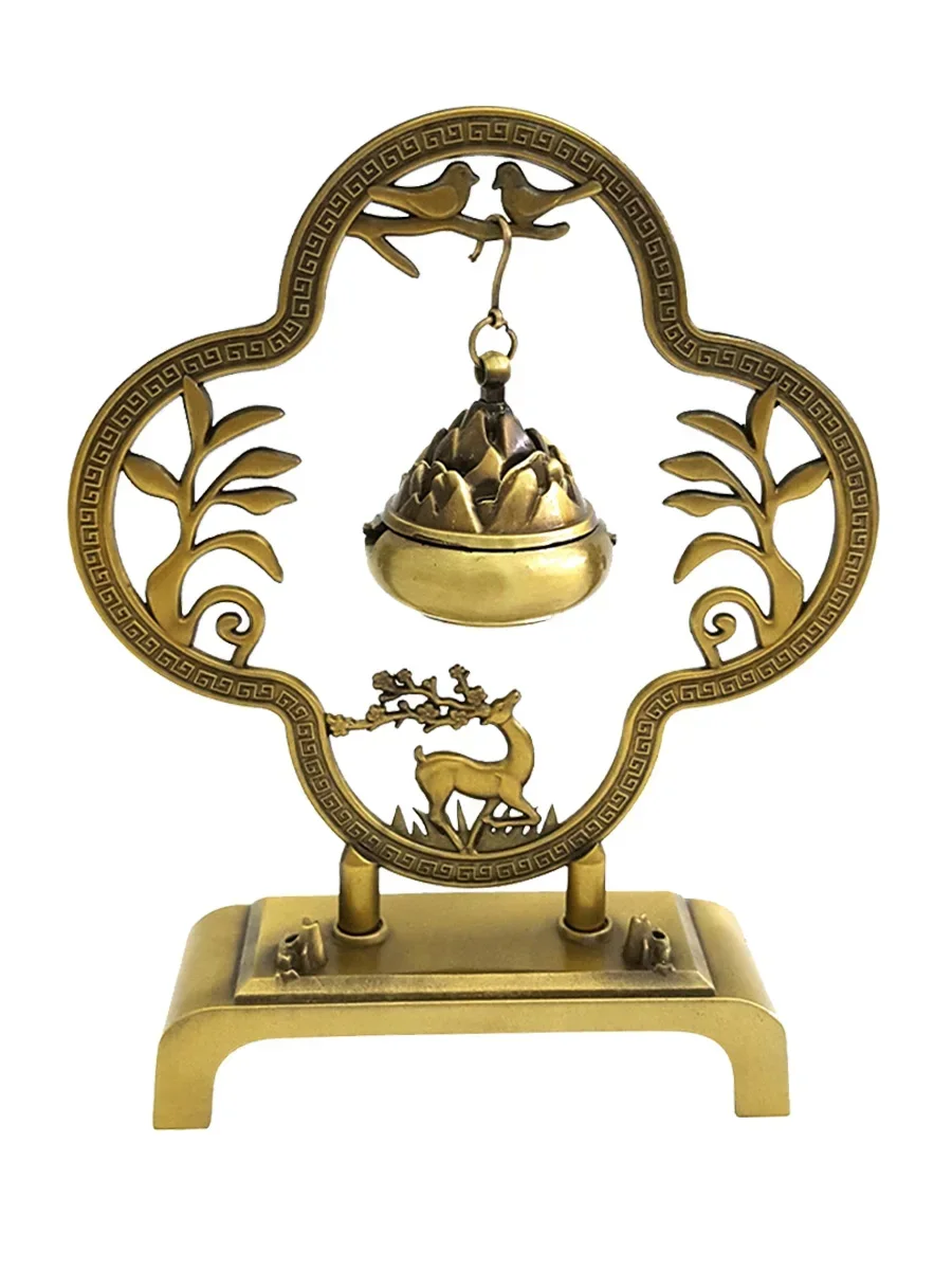 Курильница в китайском древнем стиле, олень Лианчэн, подвесная маленькая курильница Boshan, мини-украшения для дома