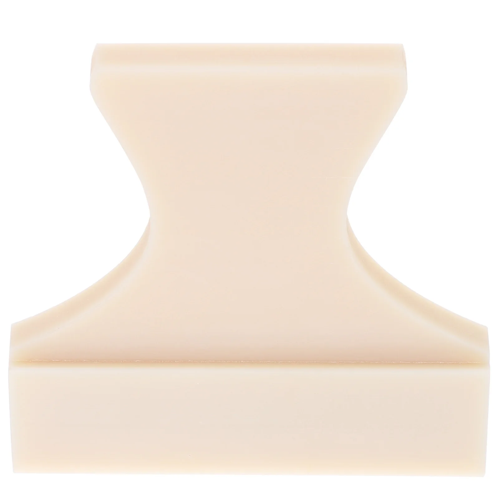 كتلة التنصت من النايلون على شكل حرف V، تصميم متين وخفيف الوزن لأداة تركيب أرضيات النجارة، تركيب لوح الفينيل