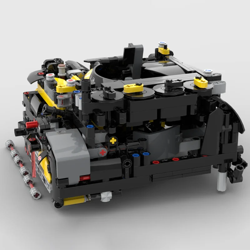 677 stücke MOC Puzzle Box Technische Modell Bausteine Spielzeug DIY Kreative Bau Idee Ziegel Weihnachten Geschenke Bildung Kinder