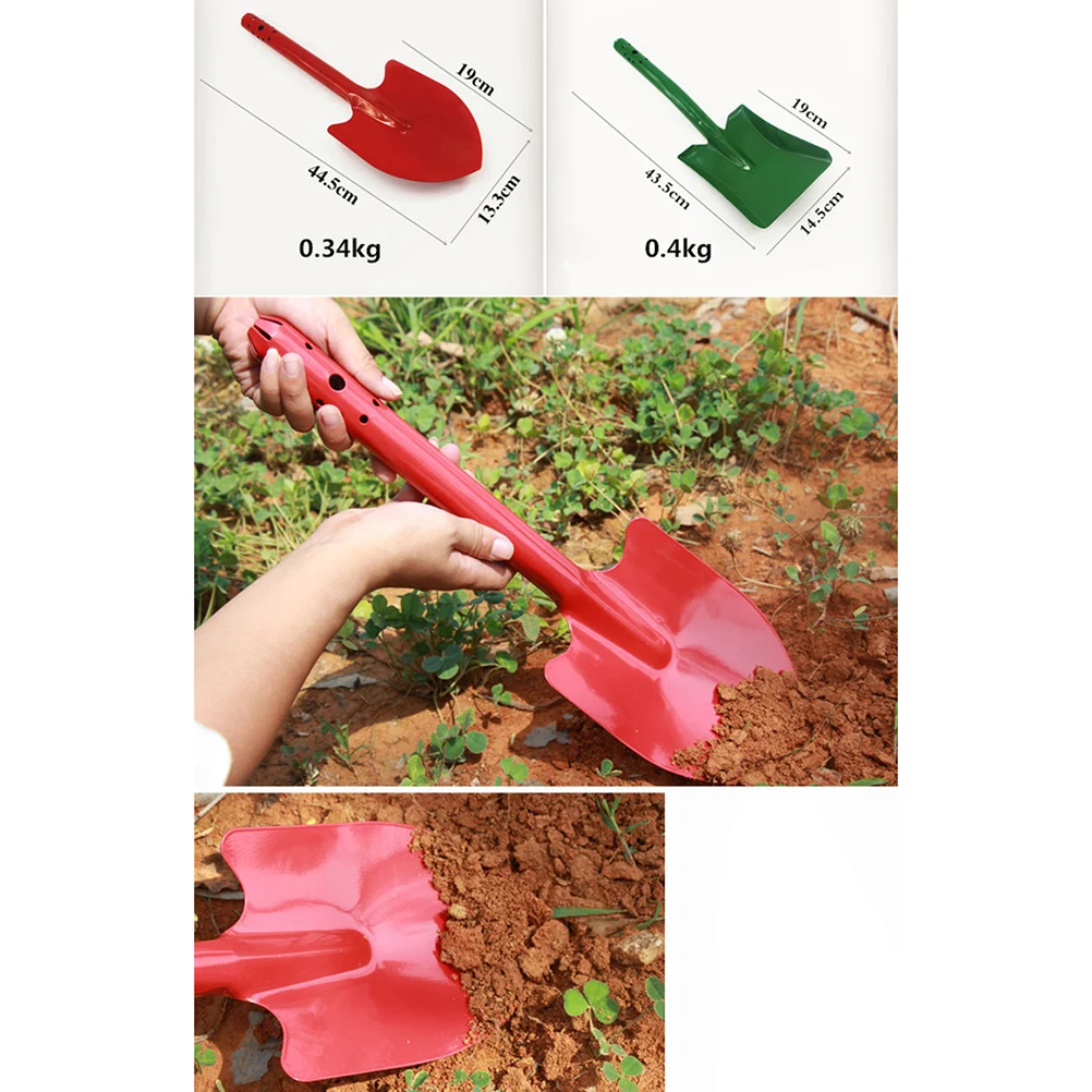 

2Pcs Durable Flower Shovels Ergonomic Garden Trowel Tools for Digging Transplanting Potting Soil with Eyelet Shed