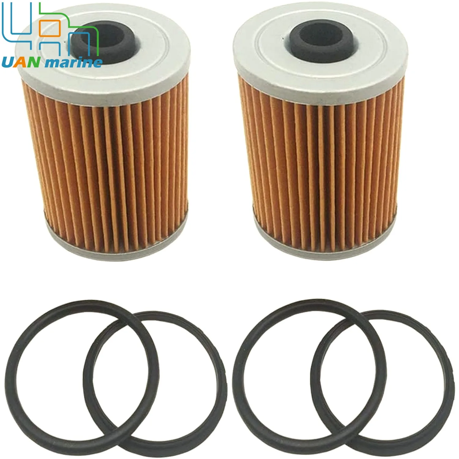 35-8M0093688 Fuel Filter & Disc Filter with O-rings for MerCruiser Alpha Bravo V8 5.0L 5.7L 6.2L Engines 35-866171A01 35-892665