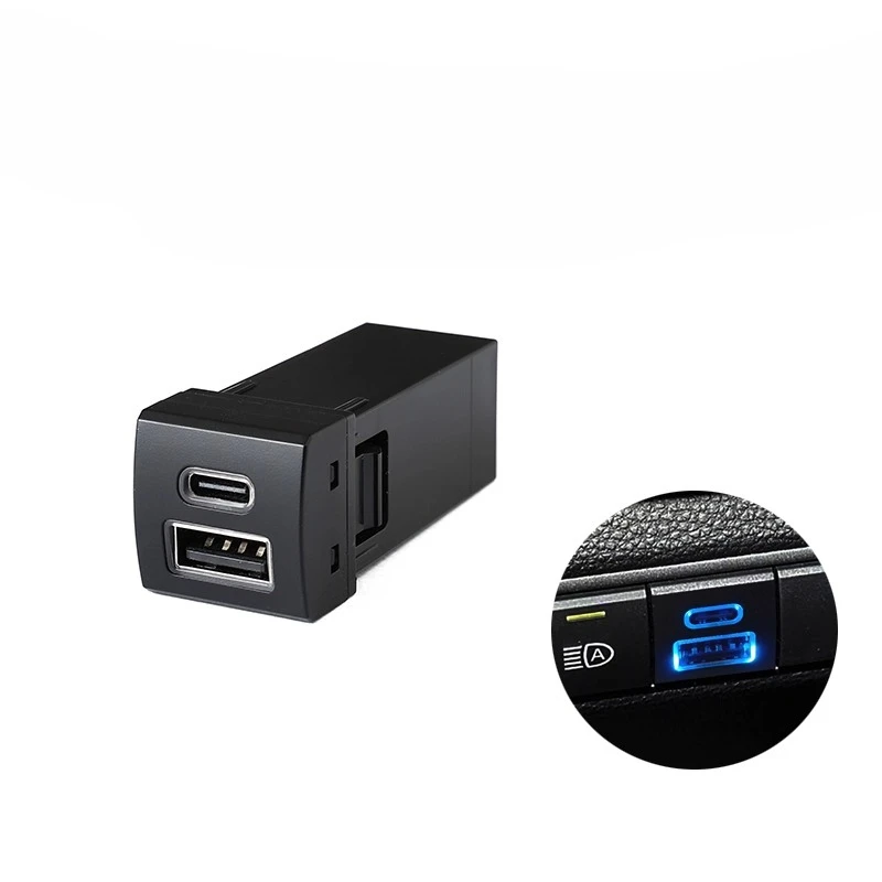 cable-adaptador-de-cargador-de-coche-con-enchufe-de-interfaz-pd-tipo-c-usb-qc30-de-luz-azul-de-12v-24v-para-toyota-nuevo-prado-senna-lc300