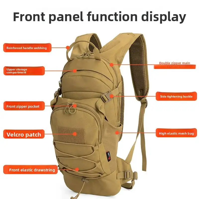 20L Molle Tactical Backpack Bicycle Backpacks Outdoor Sports Cycling Hydration Climbing Hiking Camping Hiking Fishing Bike Bag