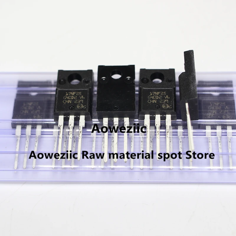 Aoweziic  100% New Imported Original  17NF25 STF17NF25 TO-220F MOS FET 17A 250V