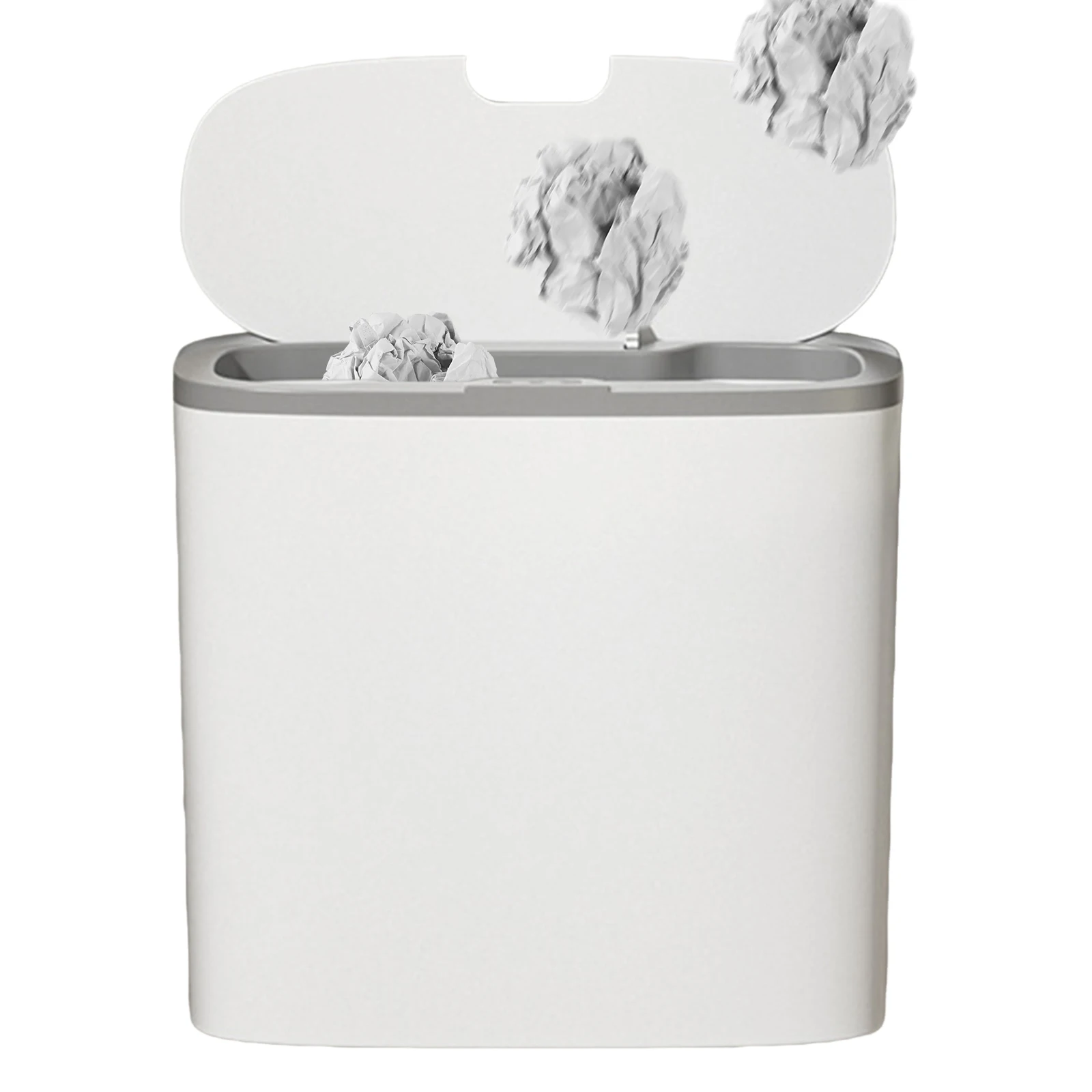 

Automatic Garbage with Lids Touchless Small Trash Can Small Motion Sensor Smart Trash Can for Bedroom Office Kitchen Toilet