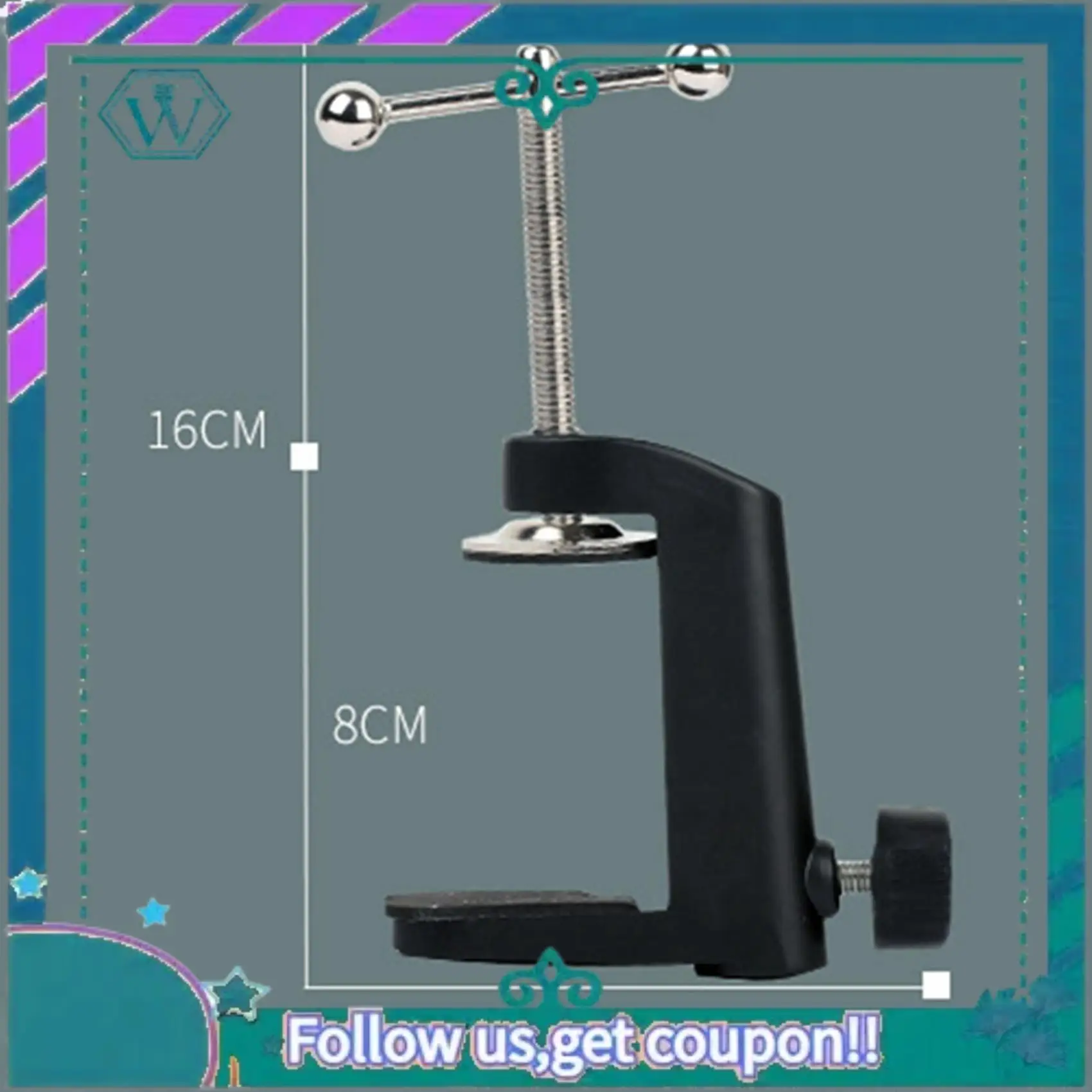 A75Q-3X Heavy-Duty Metal Table Mounting Clamp For Microphone Suspension Boom Scissor Arm Stand Holder