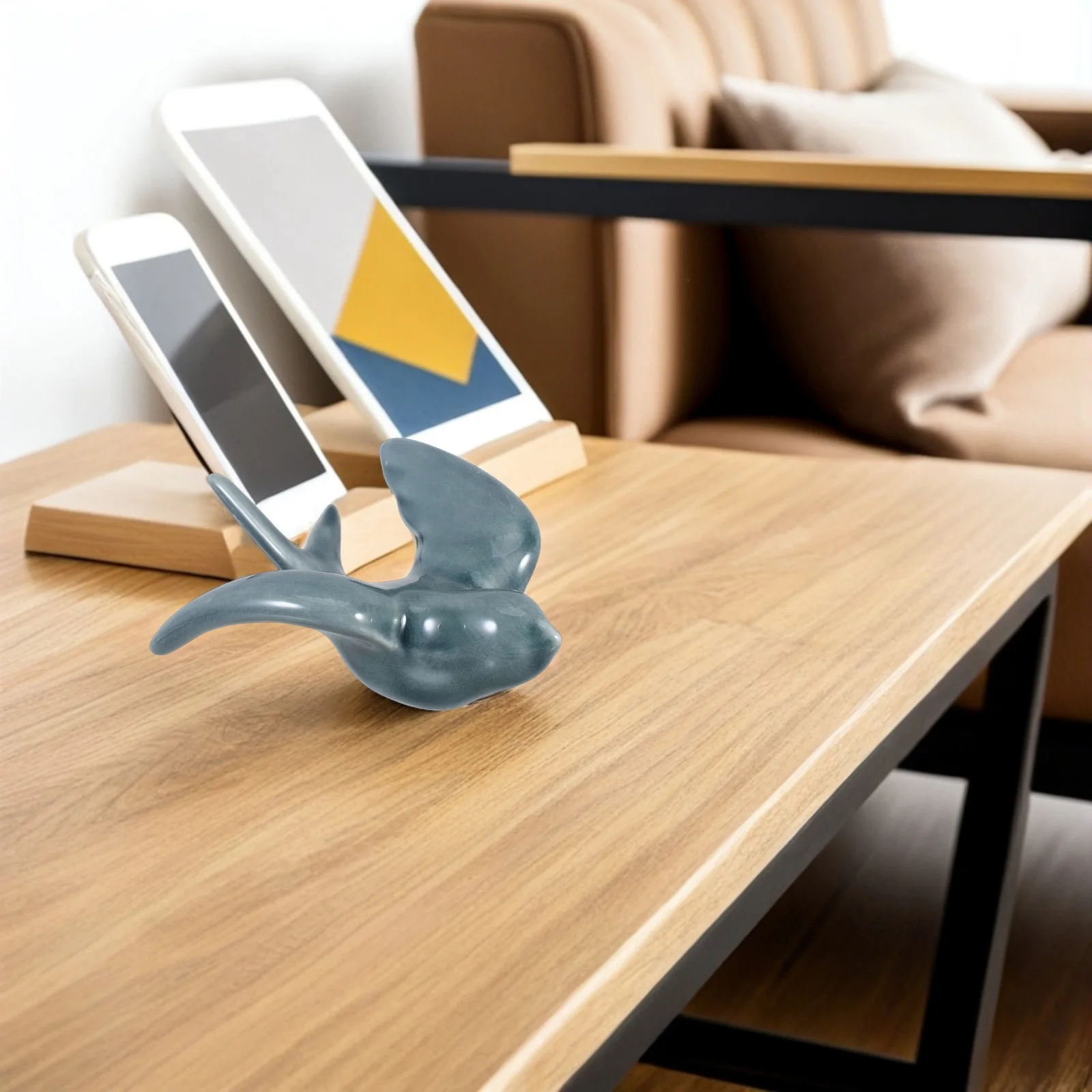 

Ceramic Wall Sculpture Bird Figurines Wall Hanging Decorative Home Art Home Swallow Decor Hanging Bird Ornament