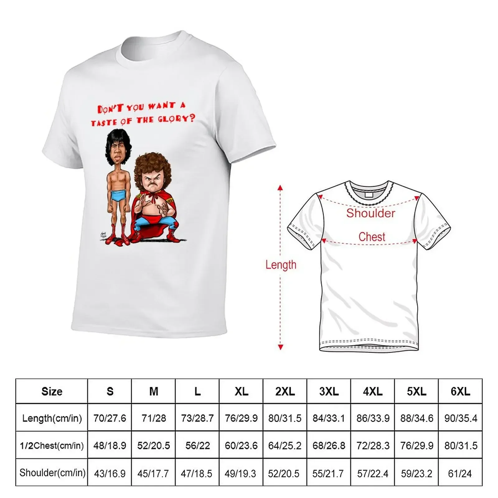 Nacho Libre Taste of the Glory T-Shirt quick drying quick-drying cotton t shirt men